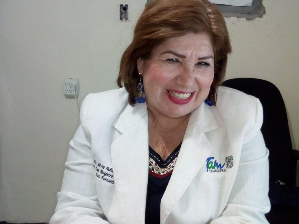 Silvia Núñez Salazar, titular de la Oficialía del Registro Civil